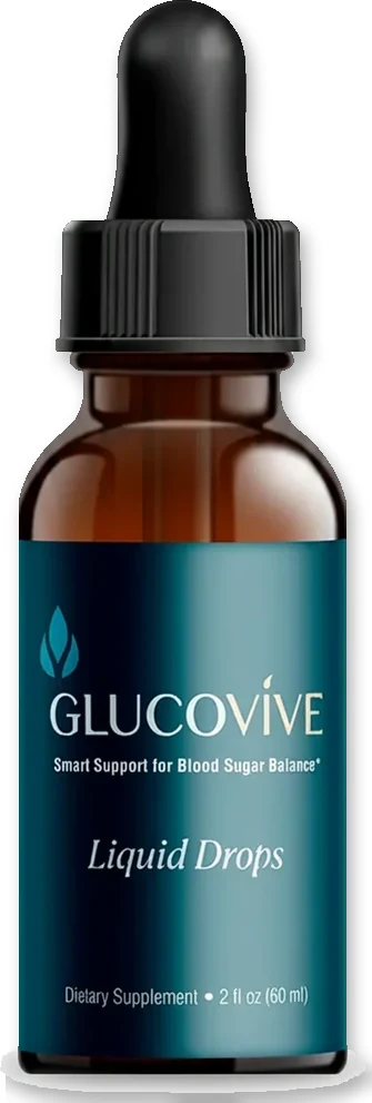 Glucovive blood sugar support liquid drops, single 2 fl oz dropper bottle